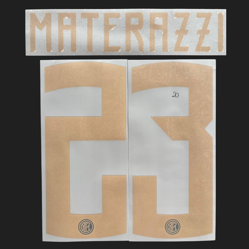 Materazzi nameset FC Inter mashup 18-19