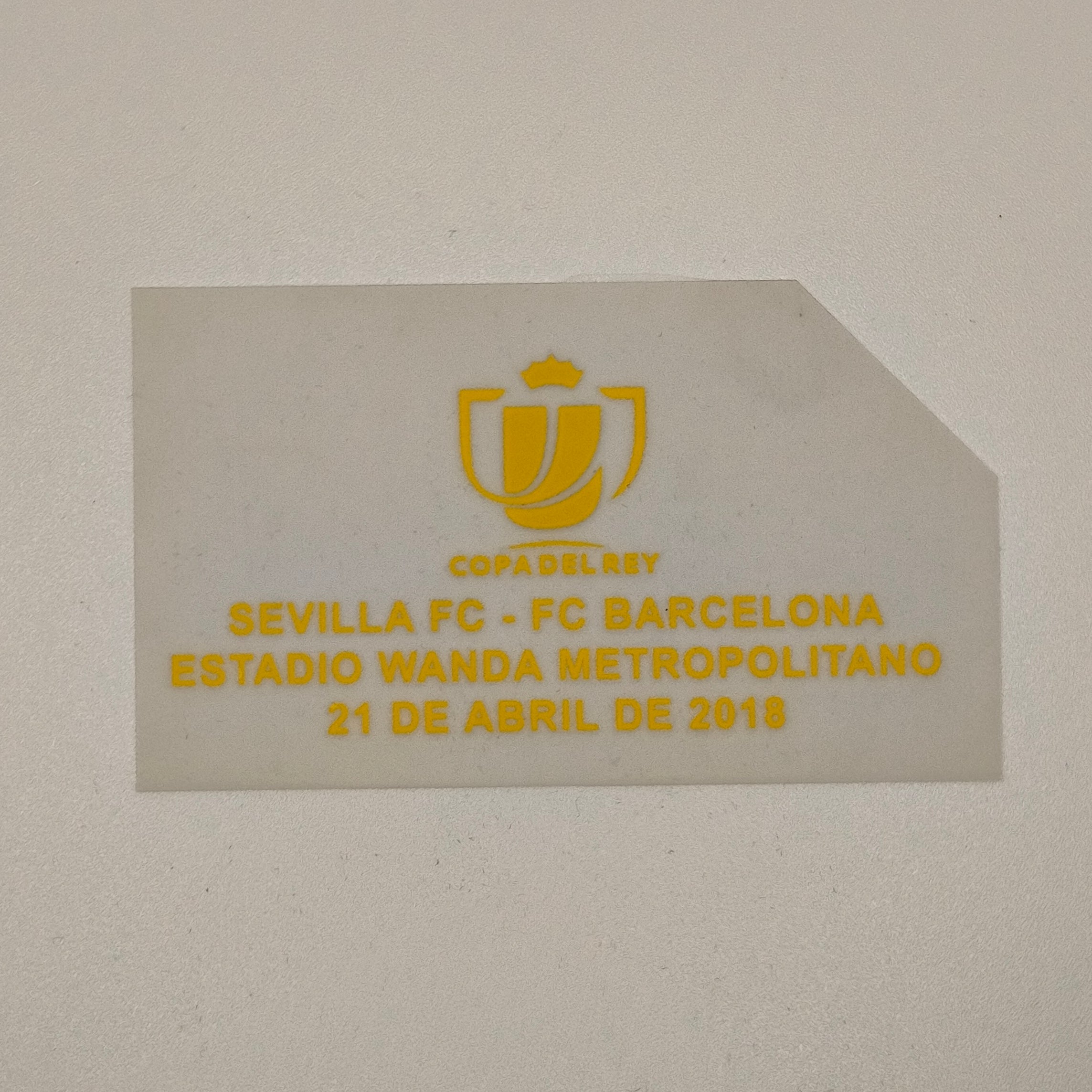 Patch ufficiale Barcellona Supercoppa 2018