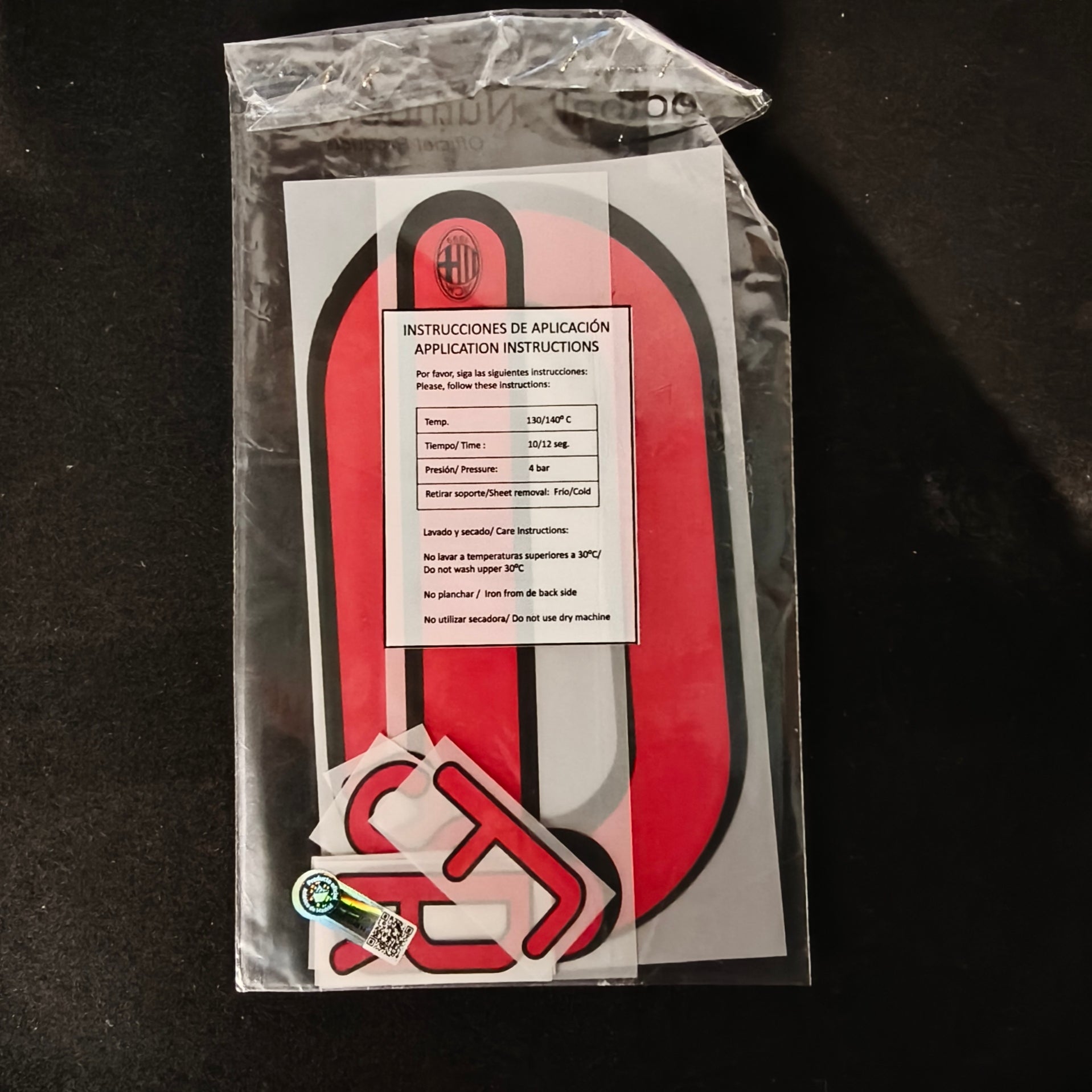 Seedorf nameset AC Milan away
