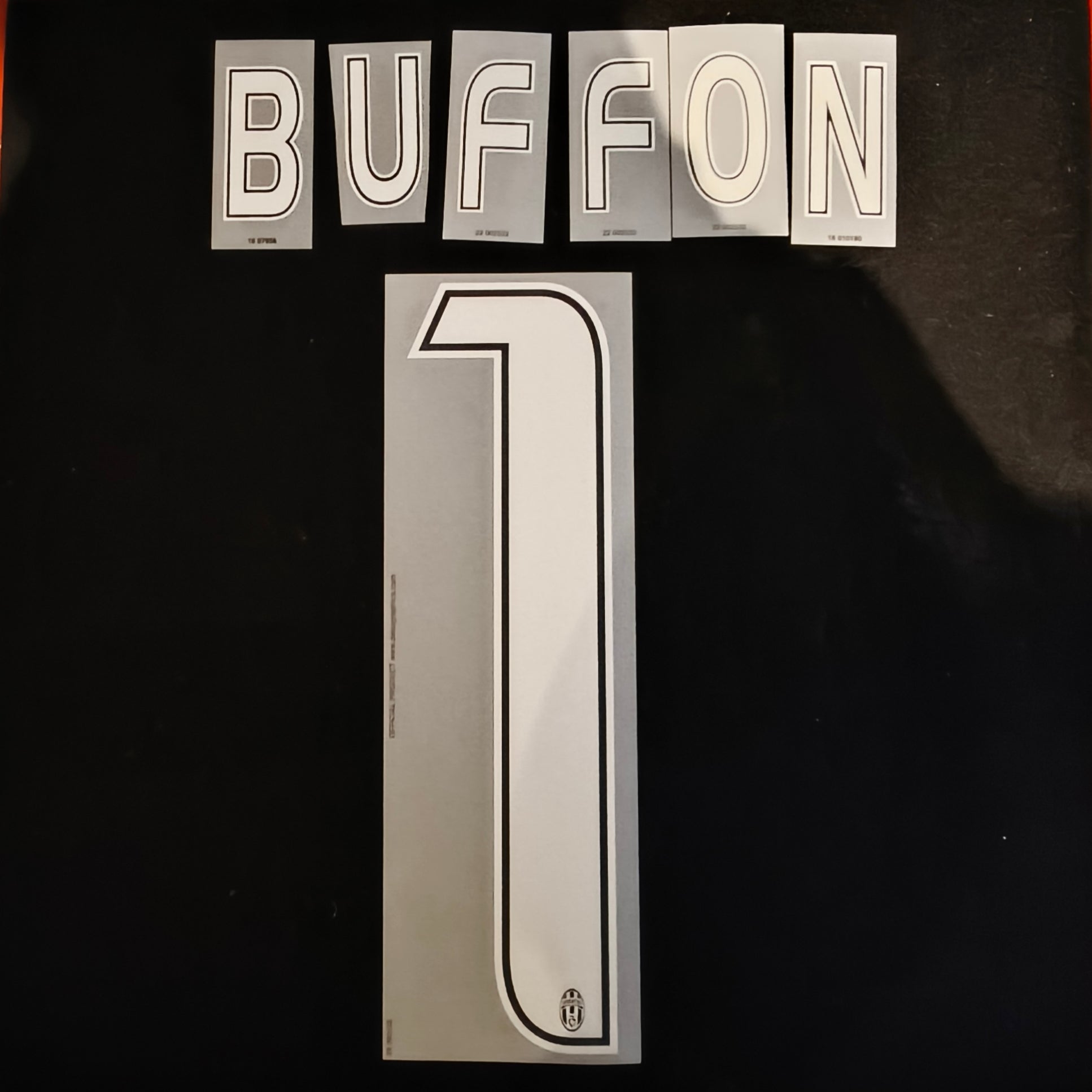 Buffon lettering FC Juventus