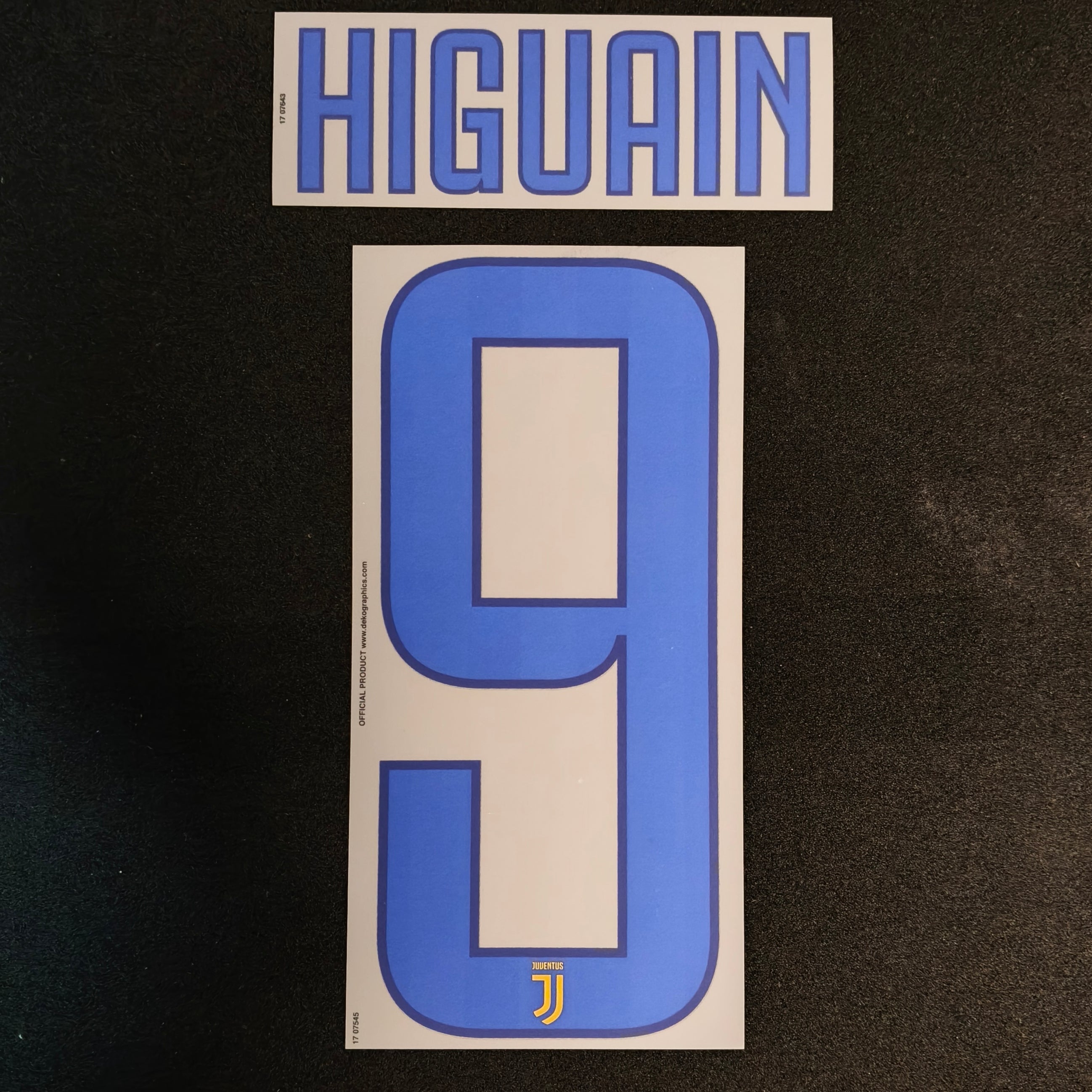 Higuain nameset FC Juventus