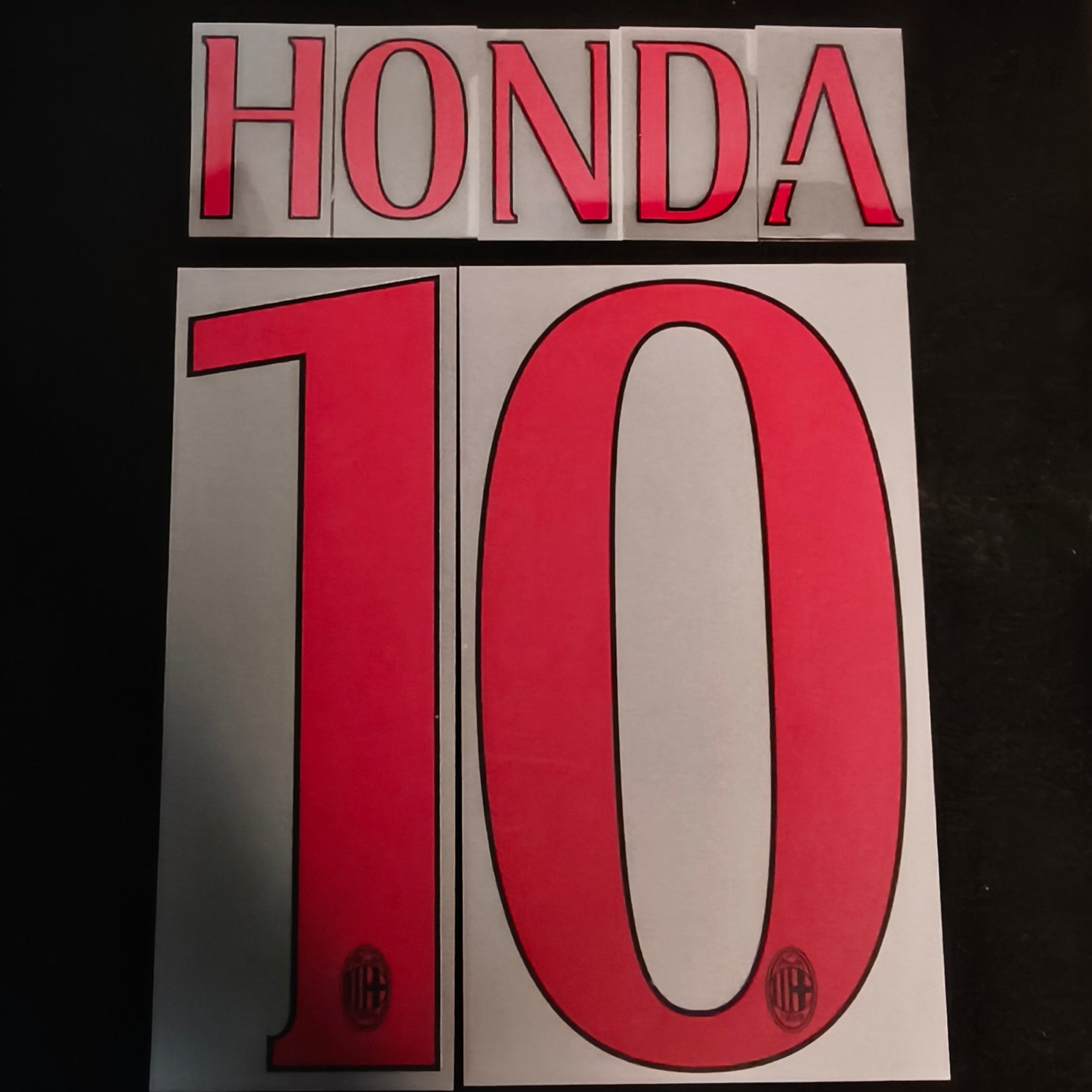 Honda nameset AC Milan