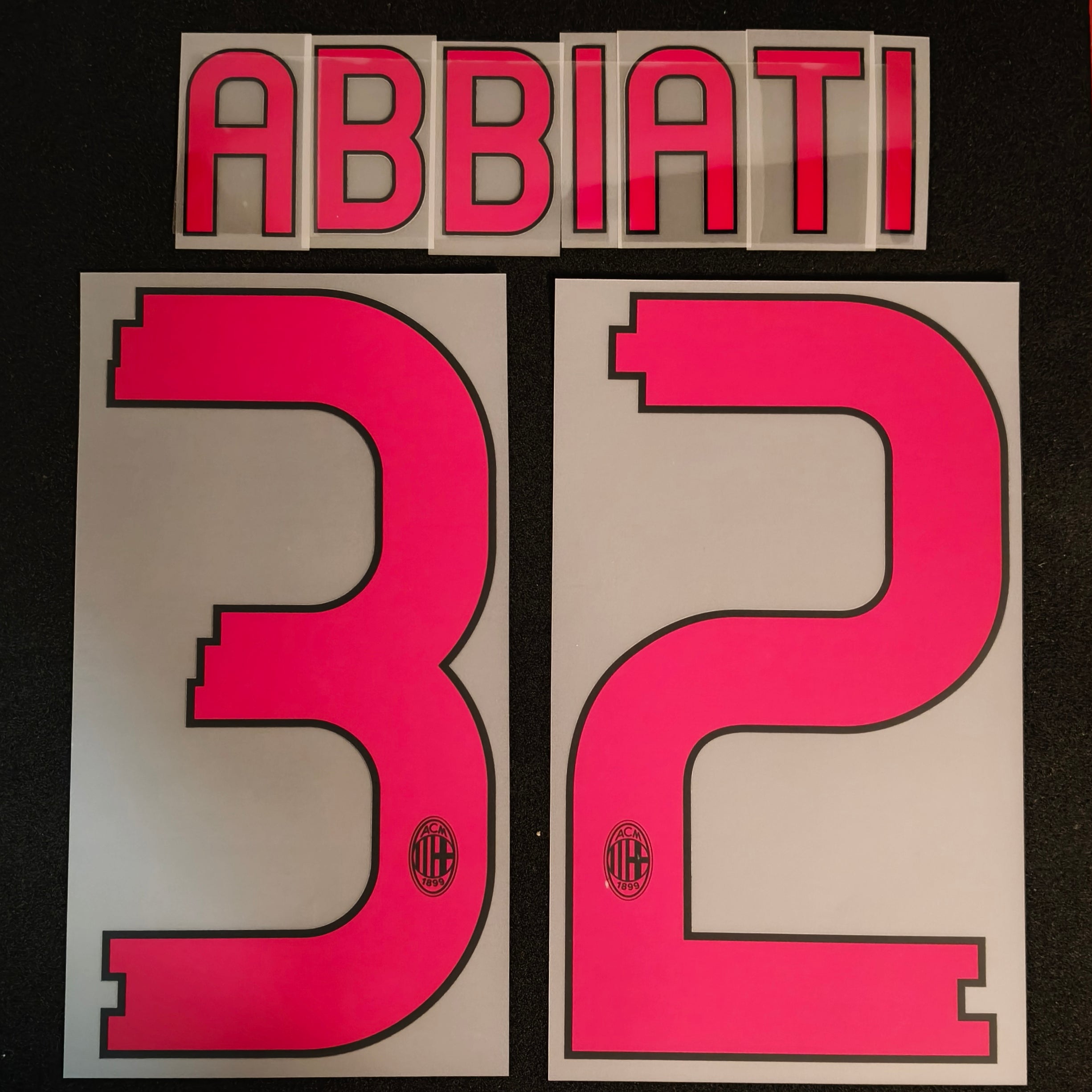 Abbiati nameset AC milan