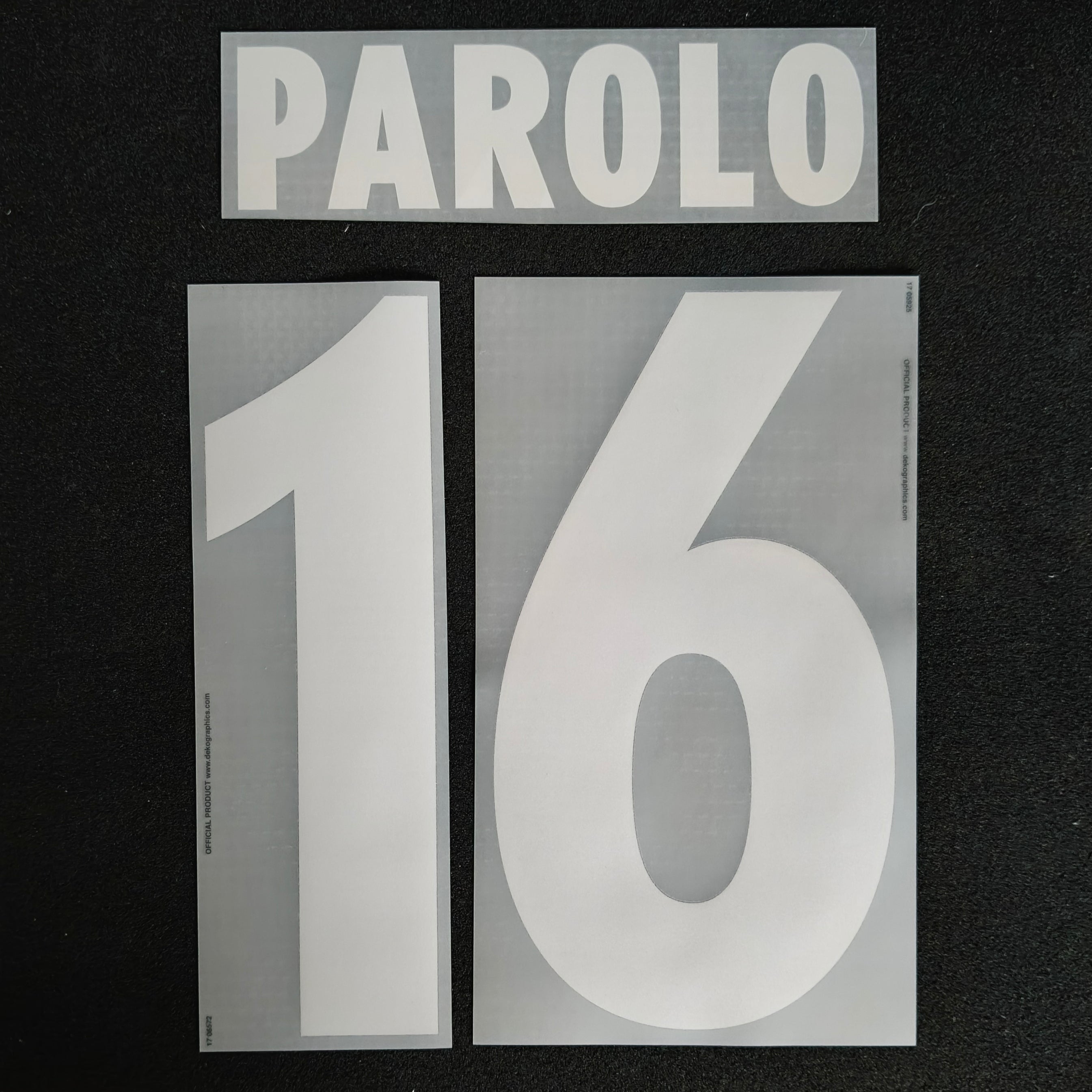 Parolo nameset SS Lazio