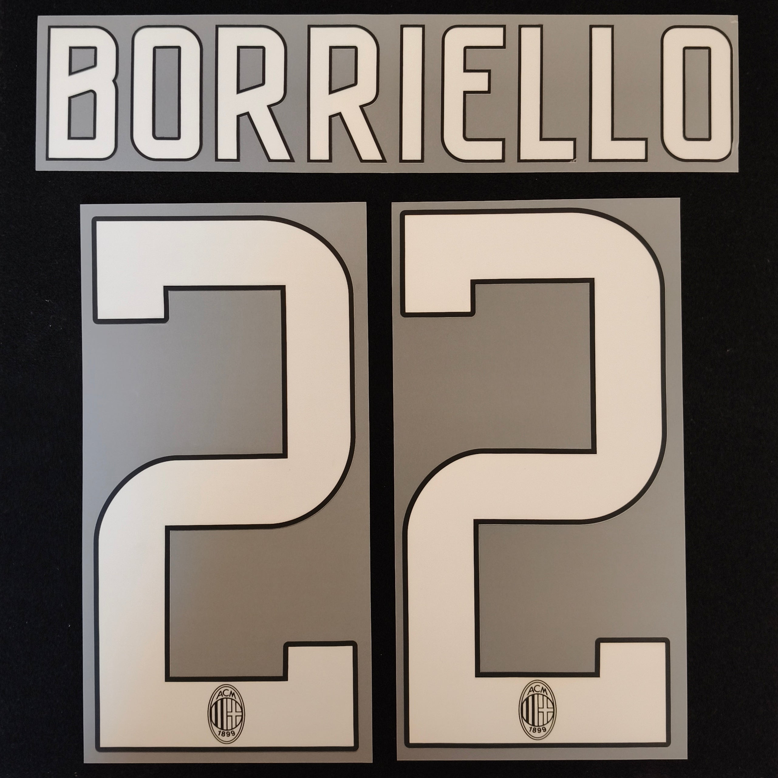 Borriello nameset AC Milan home 08-09
