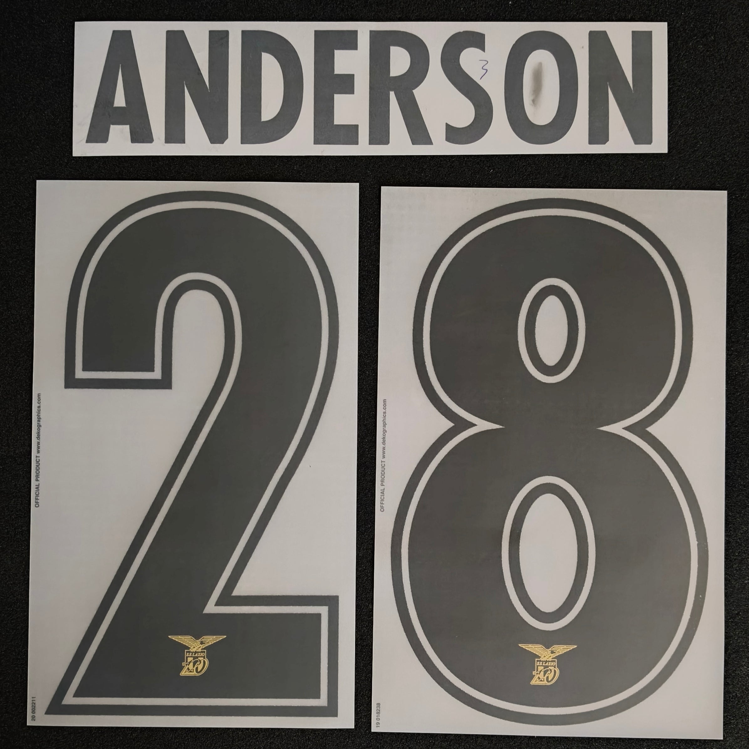 Anderson nameset SS Lazio 120 anni