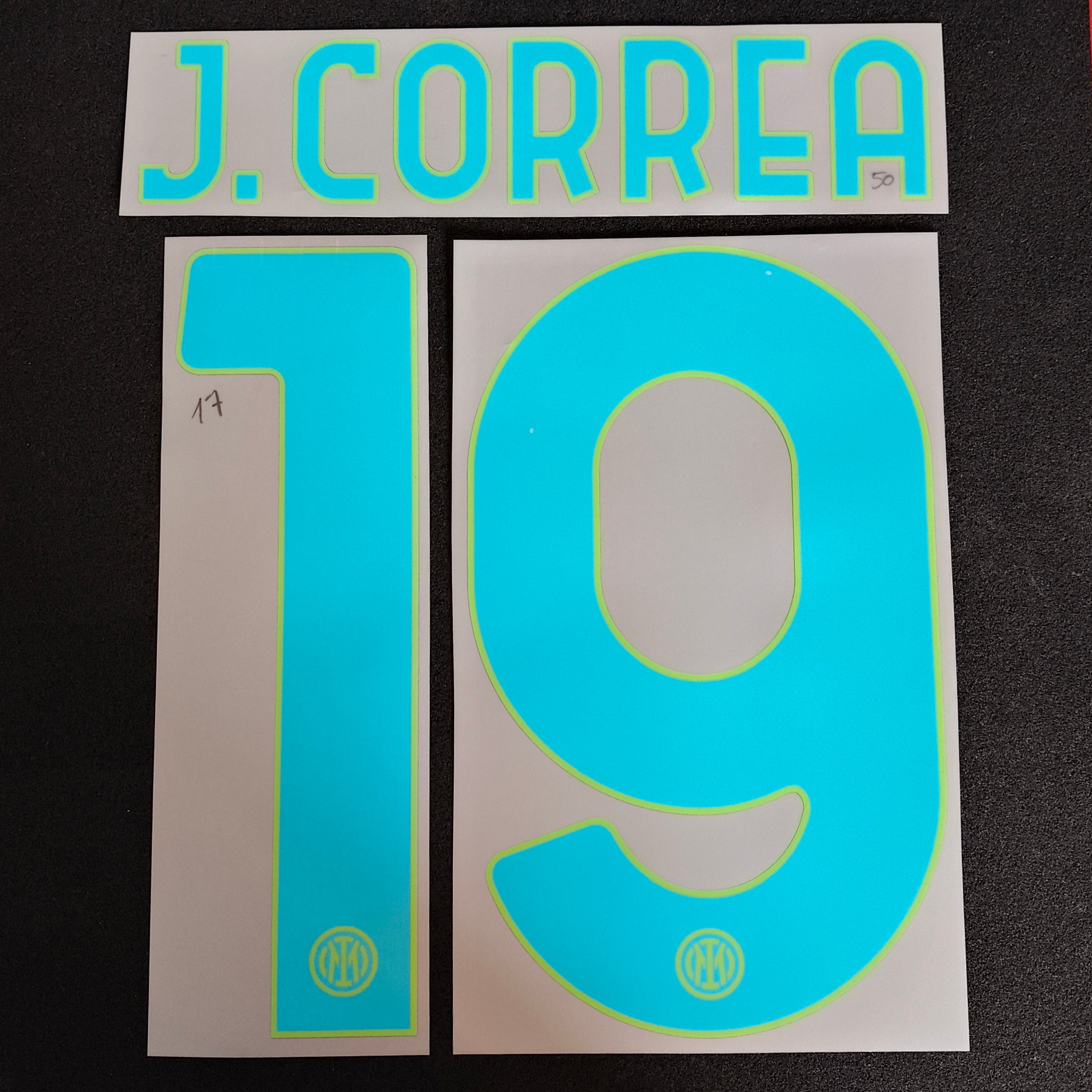 Correa nameset FC Inter third