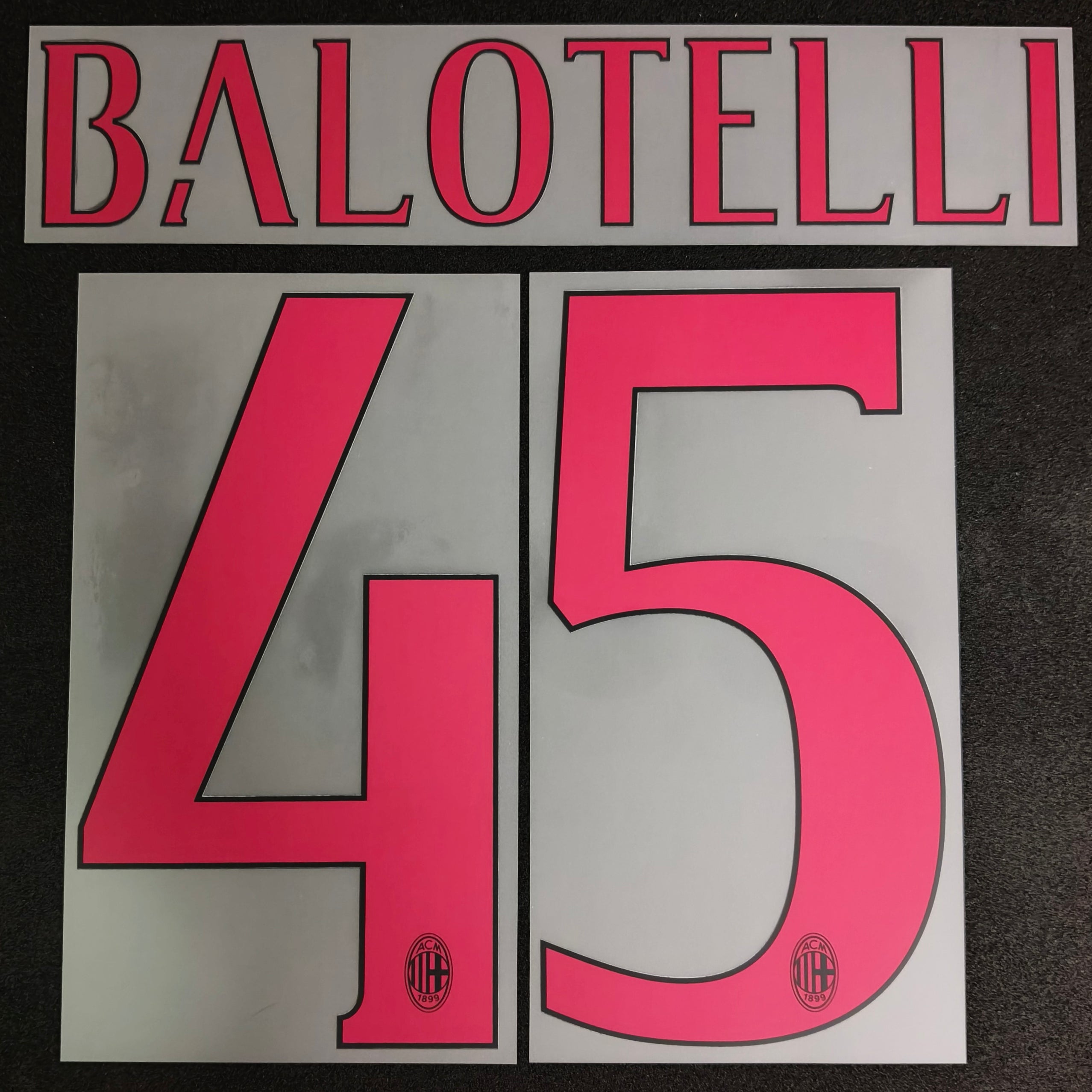 Balotelli nameset AC Milan away