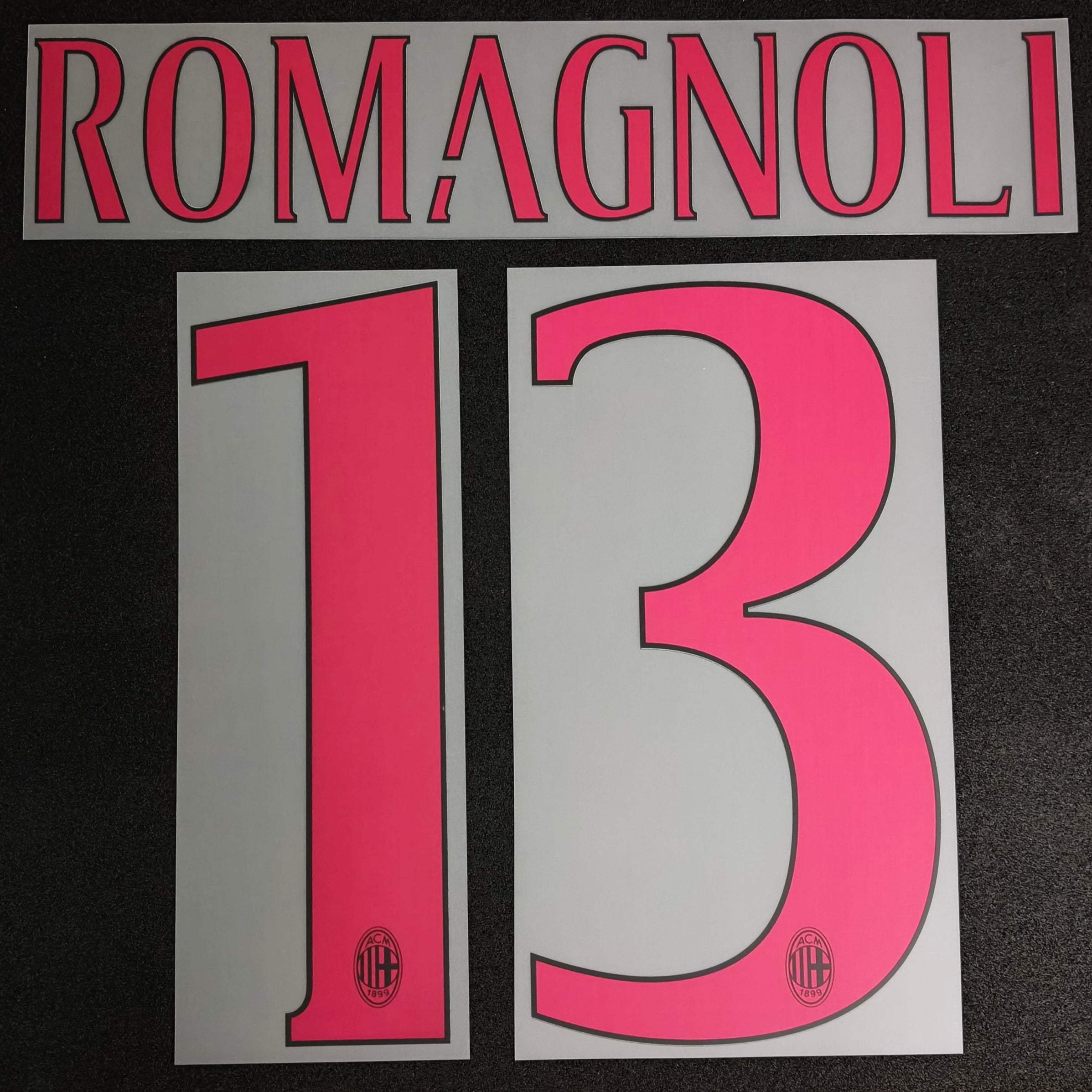 Romagnoli nameset AC Milan away