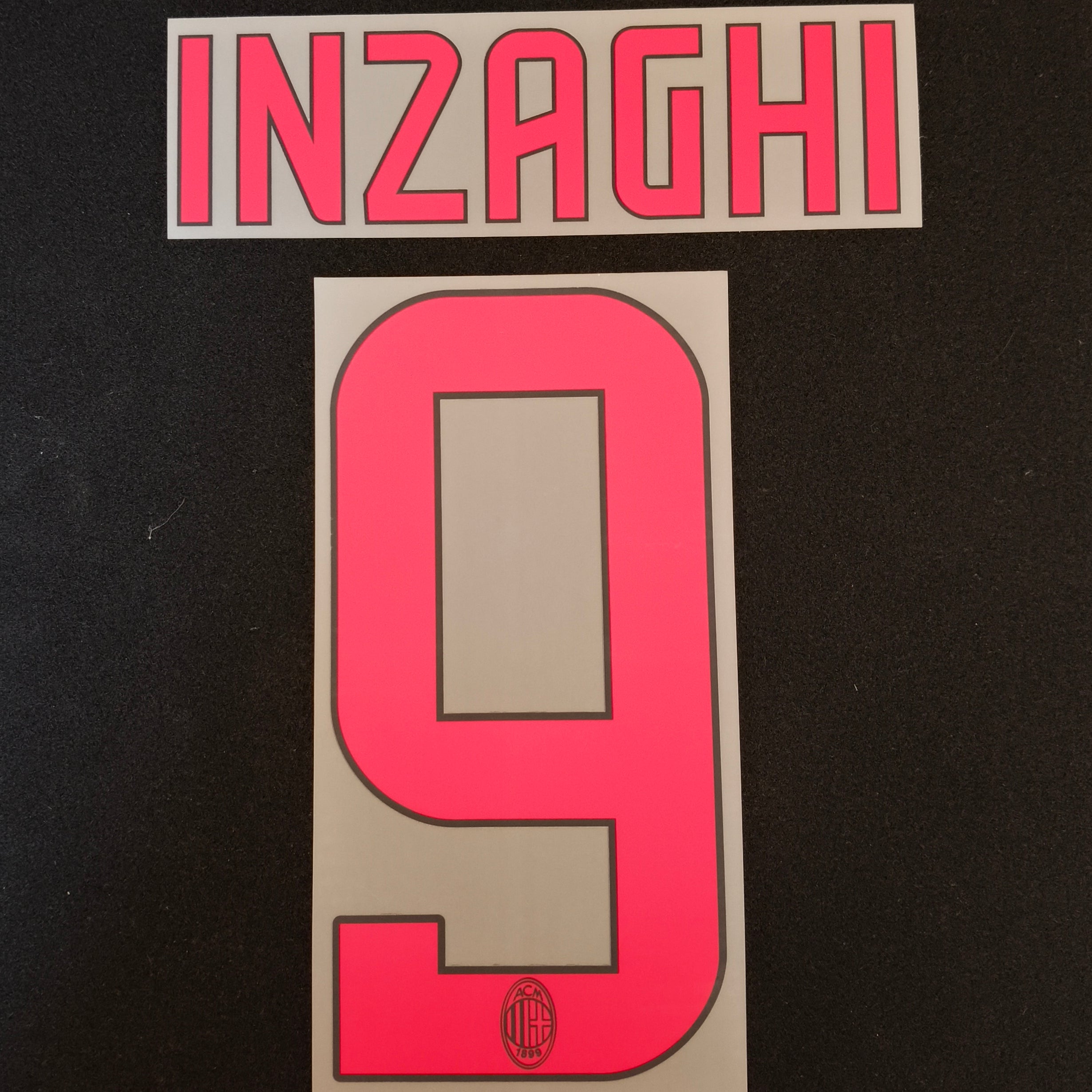 Inzaghi nameset AC Milan away 08-09