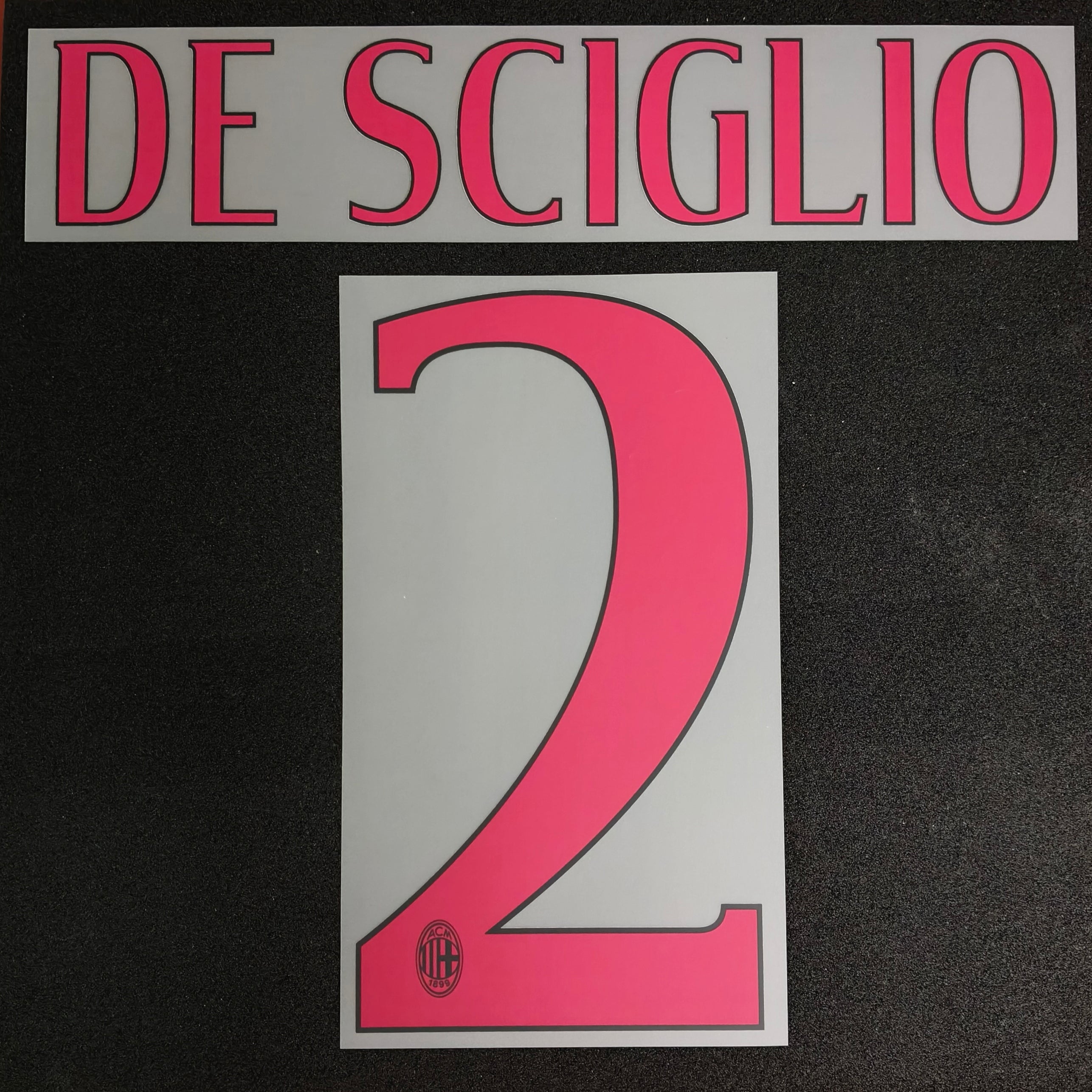 De Sciglio nameset AC Milan away