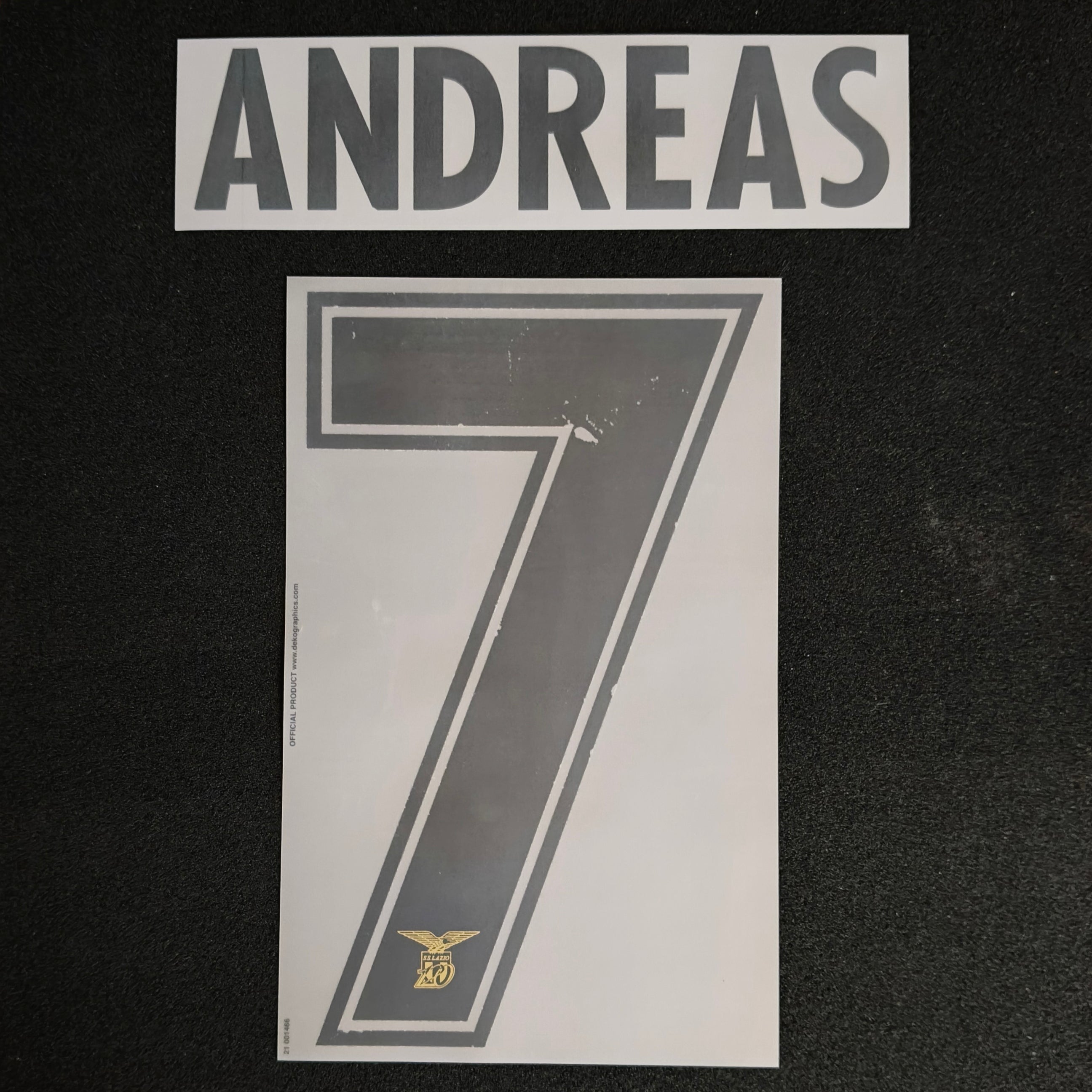 Andreas nameset SS Lazio 120 anni